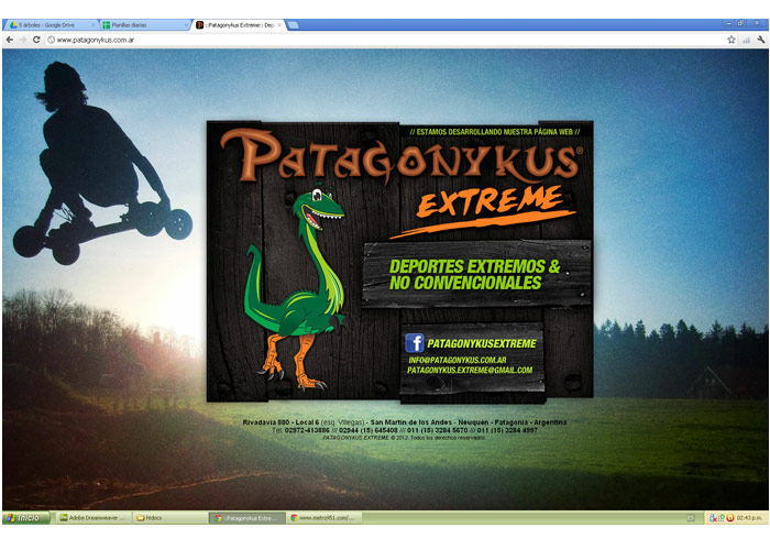 Web Patagonykus Extreme